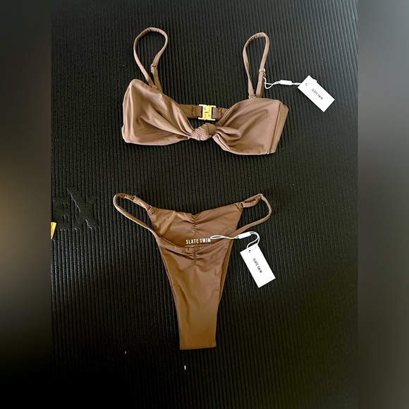 Brand New Slate Swim Bikini- XS (adjustable) - Picture 1 of 1